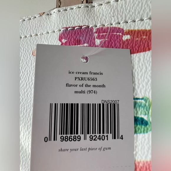 π§π―KATE SPADE Ice Pop Print Flavor of The Month Large Tote Bag - Picture 8 of 8